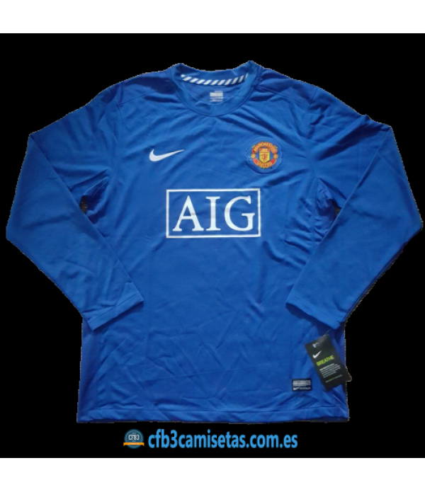 CFB3-Camisetas Manchester United 3a Equipación 2007/08 ML