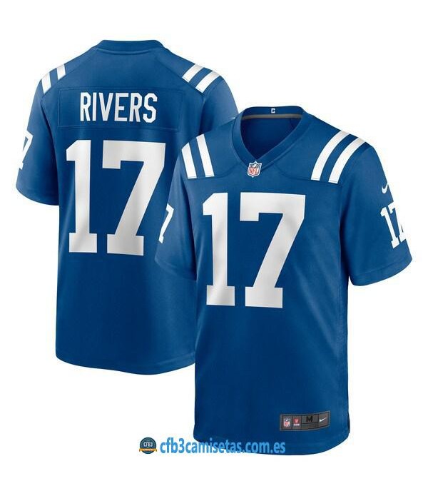 CFB3-Camisetas Philip Rivers Indianapolis Colts - Royal