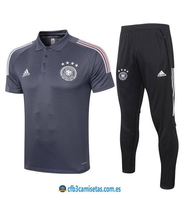 CFB3-Camisetas Polo Pantalones Alemania 2020/21