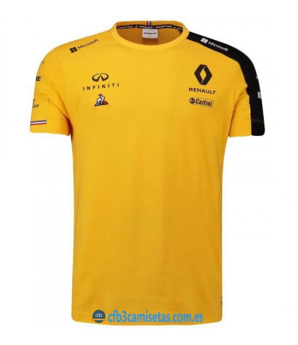 CFB3-Camisetas Camiseta Renault DP World 2020 - Amarilla