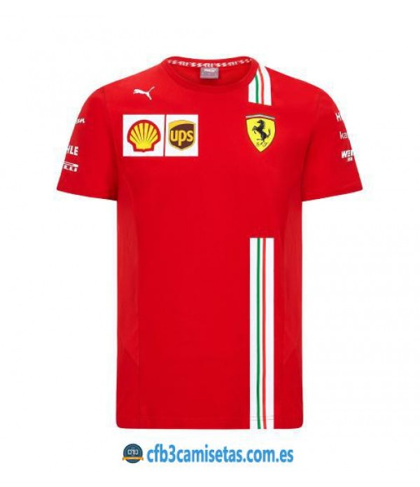 CFB3-Camisetas Camiseta Scuderia Ferrari 2020