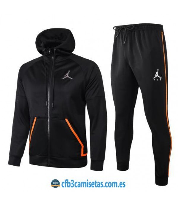 CFB3-Camisetas Chándal Air Jordan 2020/21 - Black