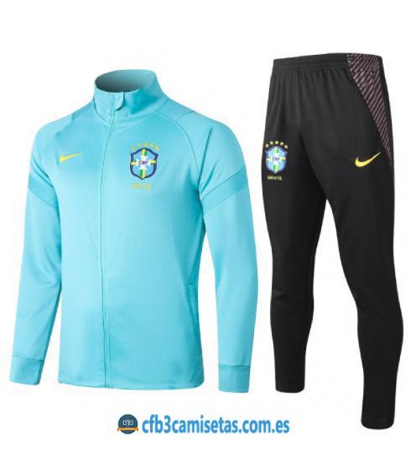 CFB3-Camisetas Chándal Brasil 2020/21