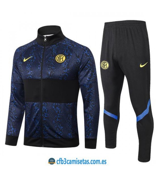 CFB3-Camisetas Chándal Inter Milán 2020/21 - Blu