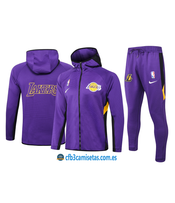 CFB3-Camisetas Chándal Los Angeles Lakers - Purple