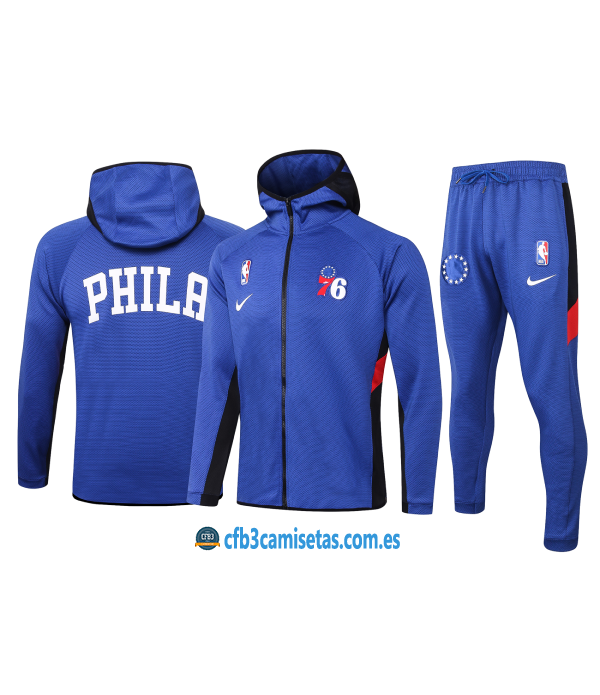 CFB3-Camisetas Chándal Philadelphia 76ers - Blue