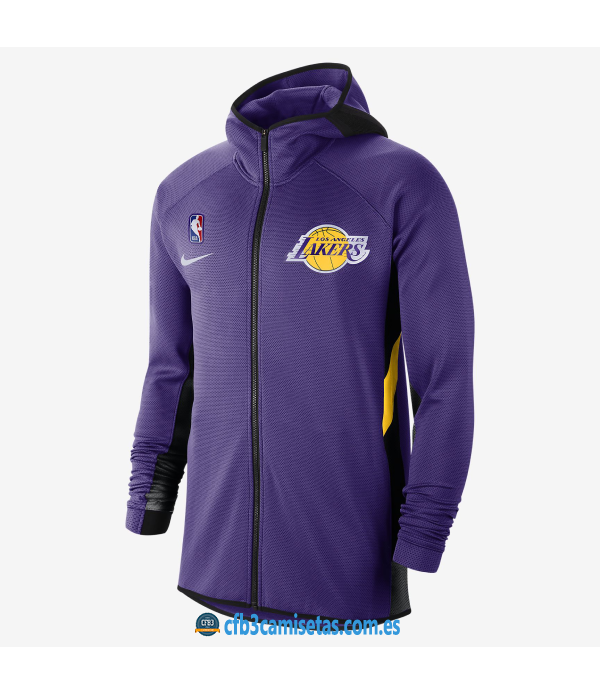 CFB3-Camisetas Chaqueta con capucha Los Angeles Lakers - Purple