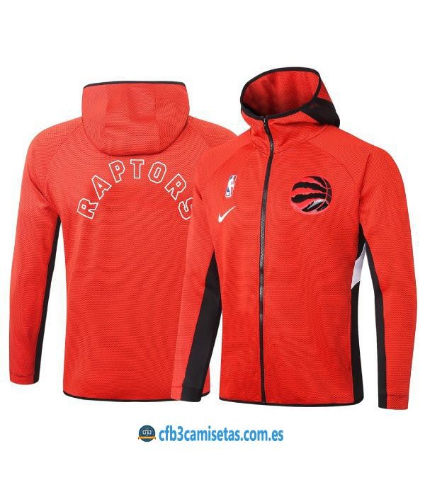 CFB3-Camisetas Chaqueta con capucha Toronto Raptors - Red