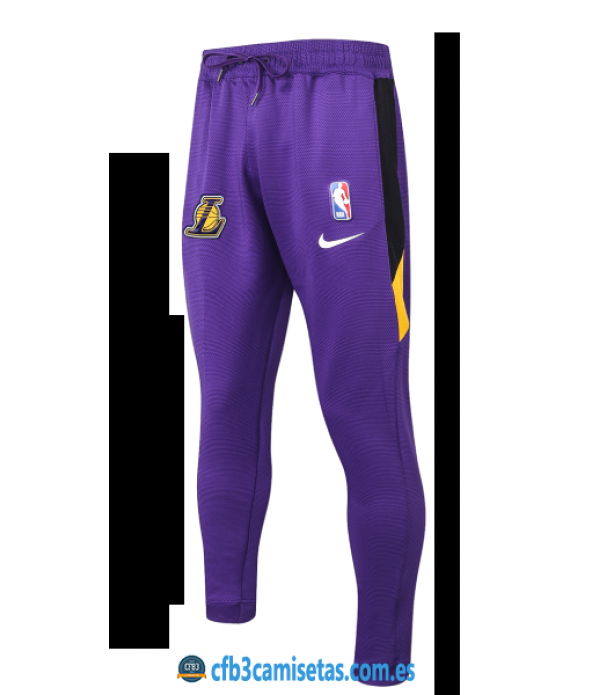 CFB3-Camisetas Pantalón Thermaflex Los Angeles Lakers - Purple