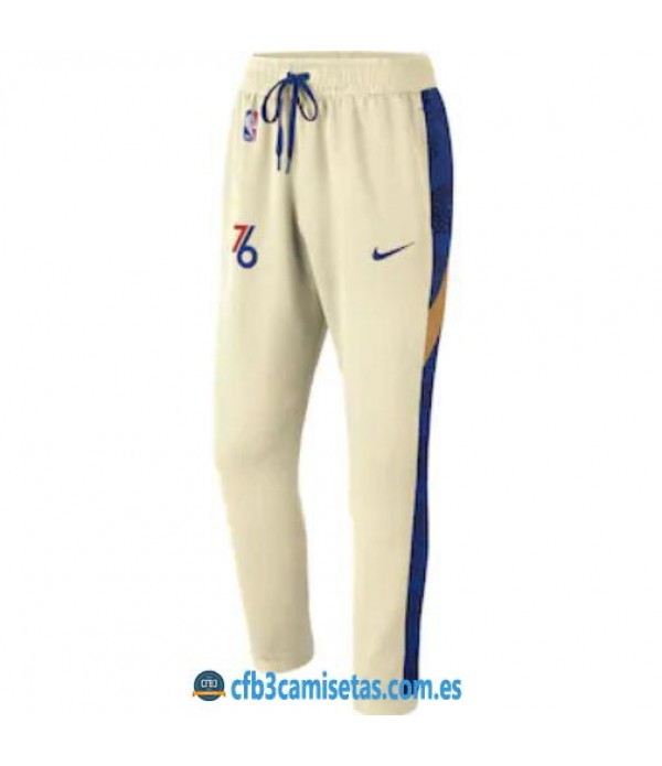 CFB3-Camisetas Pantalón Thermaflex Philadelphia 76ers - Cream