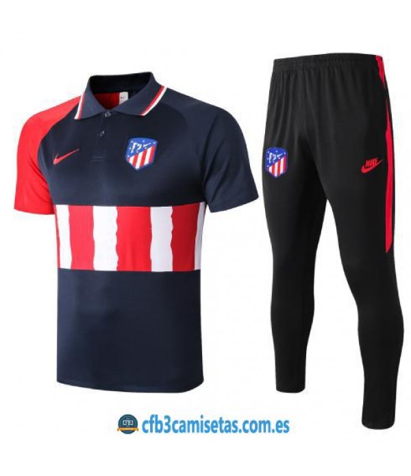 CFB3-Camisetas Polo Pantalones Atlético Madrid 2020/21