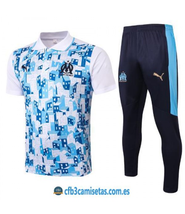 CFB3-Camisetas Polo Pantalones Olympique Marsella 2020/21