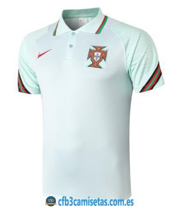 CFB3-Camisetas Polo Portugal 2020/21 Azul