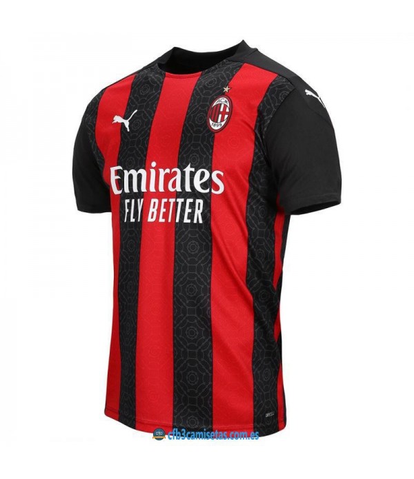 CFB3-Camisetas AC Milan 1a Equipación 2020/21