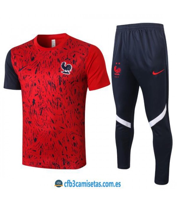 CFB3-Camisetas Camiseta Pantalones Francia 2020/21