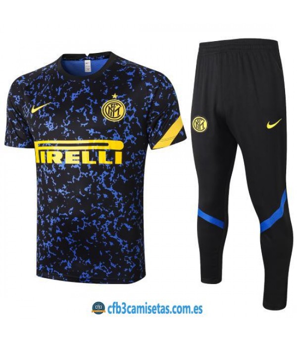 CFB3-Camisetas Camiseta Pantalones Inter Milan 2020/21