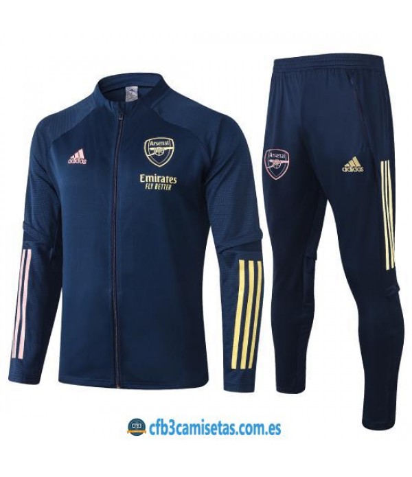 CFB3-Camisetas Chándal Arsenal 2020/21 Negro