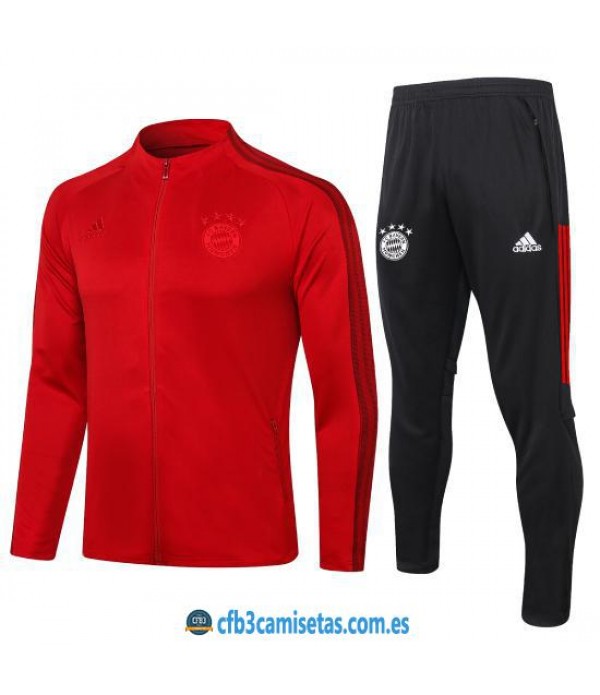CFB3-Camisetas Chándal Bayern Munich 2020/21 Rojo
