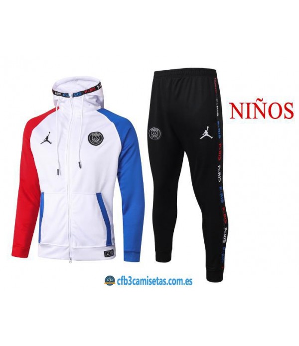 CFB3-Camisetas Chándal PSG x Jordan 2020/21 - NIÑOS