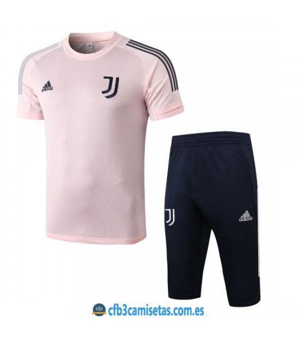 CFB3-Camisetas Kit Entrenamiento Juventus 2020/21 Rosa