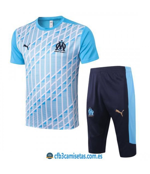CFB3-Camisetas Kit Entrenamiento Olympique Marsella 2020/21 - Azul