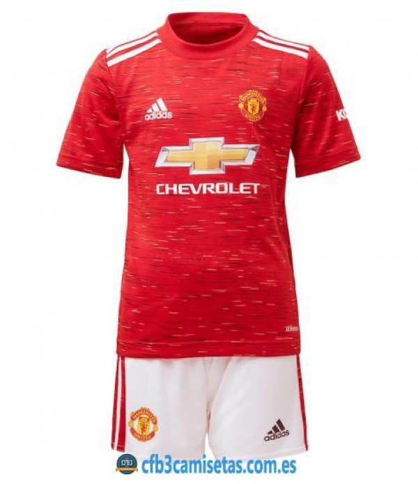 CFB3-Camisetas Manchester United 1a Equipación 2020/21 - NIÑOS