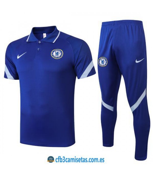 CFB3-Camisetas Polo Pantalones Chelsea 2020/21