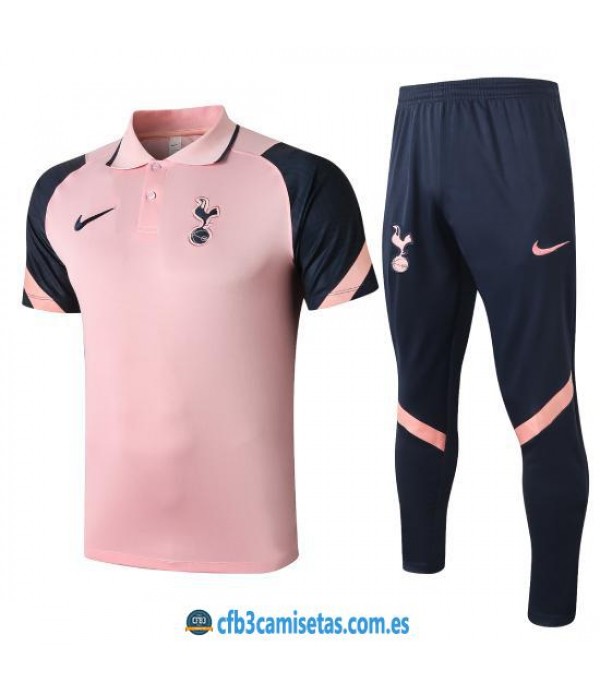 CFB3-Camisetas Polo Pantalones Tottenham Hotspur 2020/21