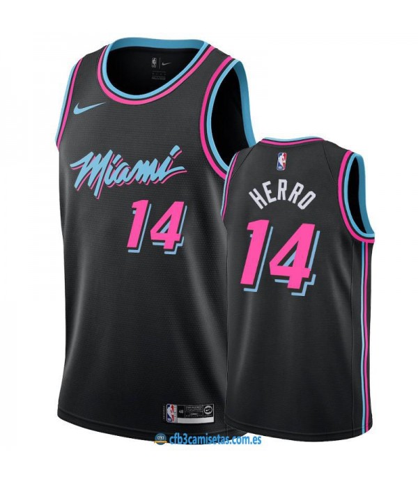 CFB3-Camisetas Tyler Herro Miami Heat 2018/19 - City Edition