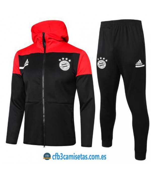 CFB3-Camisetas Chándal bayern munich 2020/21 - rojo/negro