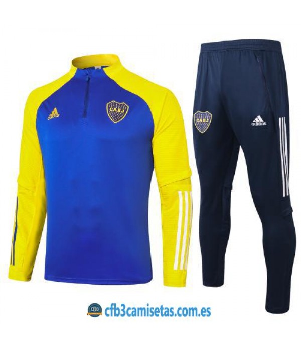 CFB3-Camisetas Chandal boca juniors 2020/21 - amarillo/azul