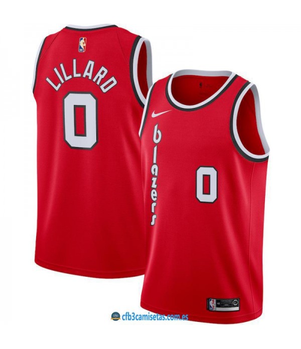 CFB3-Camisetas Damian Lillard Portland Trail Blazers 1976-77