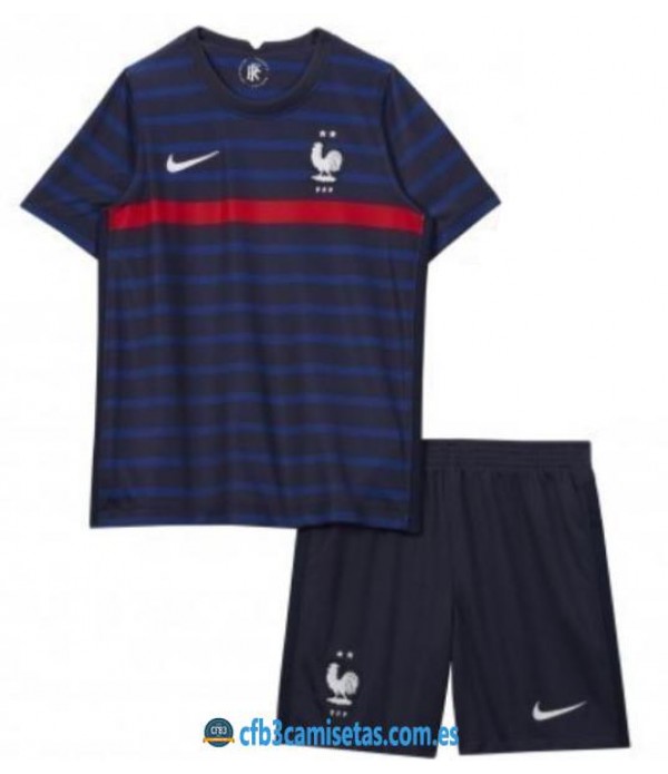 CFB3-Camisetas Francia 1a equipación 2020/21 - niÑos