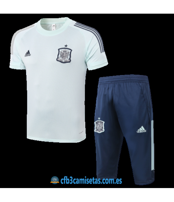 CFB3-Camisetas Kit entrenamiento españa 2020/21 - blanco