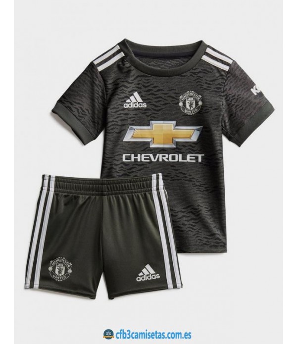 CFB3-Camisetas Manchester United 2a Equipación 2020/21 - NIÑOS