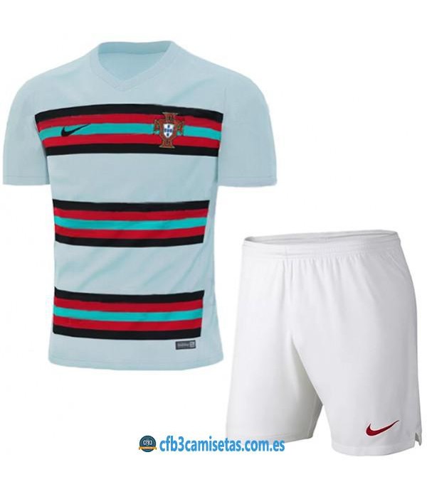 CFB3-Camisetas Portugal 2a equipación 2020/21 - niÑos