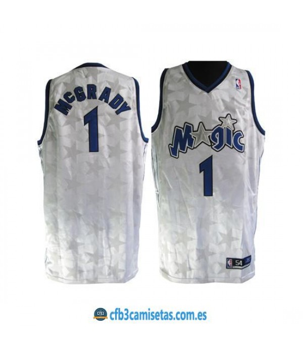 CFB3-Camisetas Tracy McGrady Orlando Magic 2001-02 - White