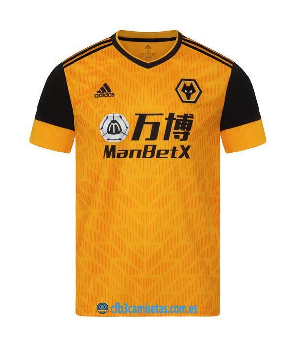 CFB3-Camisetas Wolves 1a Equipación 2020/21