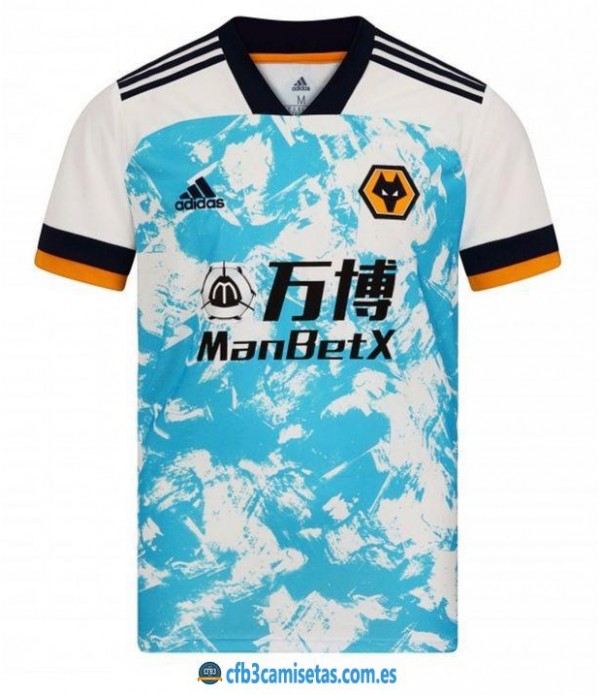 CFB3-Camisetas Wolves 2a equipación 2020/21