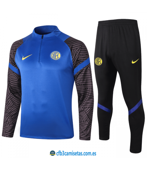 CFB3-Camisetas Chándal inter milán 2020/21 - azul