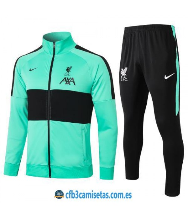 CFB3-Camisetas Chándal liverpool 2020/21 - verde