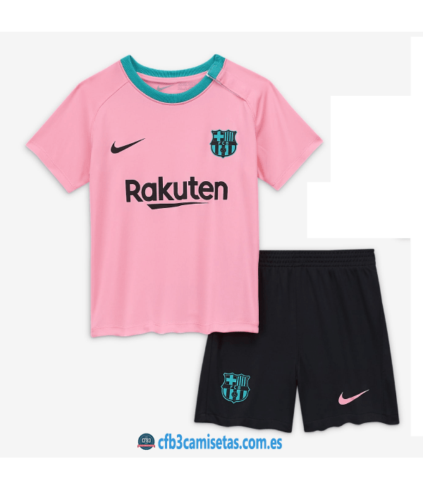 CFB3-Camisetas Fc barcelona 3a equipación 2020/21 - niÑos