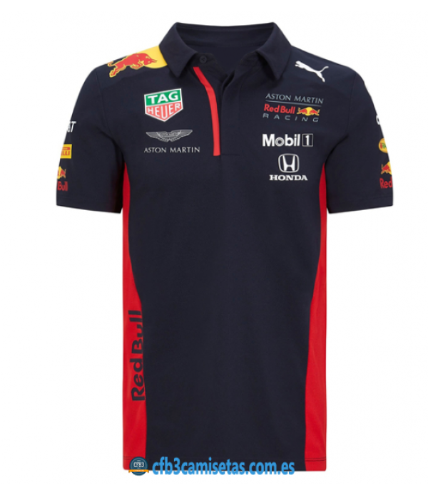 CFB3-Camisetas Polo aston martin red bull racing 2020