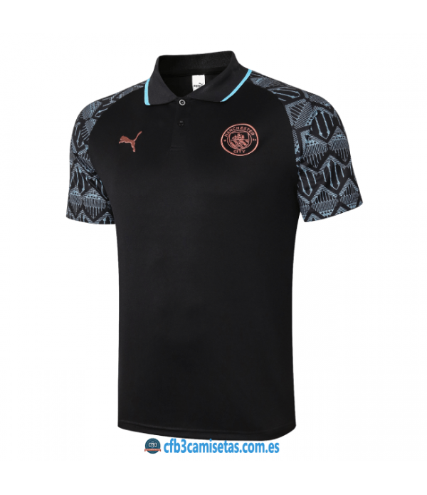 CFB3-Camisetas Polo manchester city 2020/21 - negro