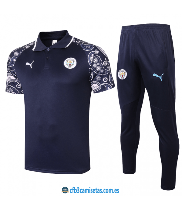 CFB3-Camisetas Polo pantalones manchester city 2020/21