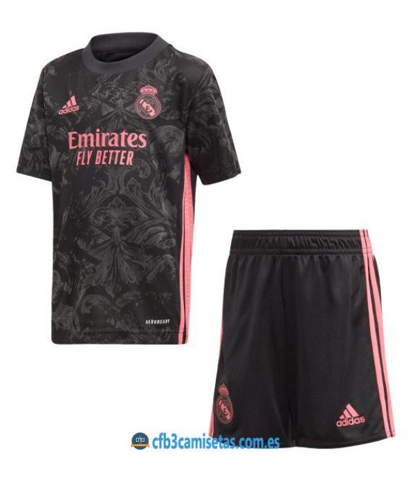 CFB3-Camisetas Real madrid 3a equipación 2020/21 - niÑos