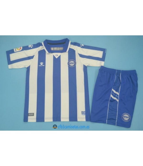 CFB3-Camisetas Alaves 1a equipación 2020/21 - niÑos