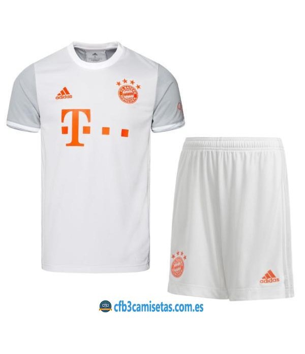 CFB3-Camisetas Bayern munich 2a equipación 2020/21 - niÑos