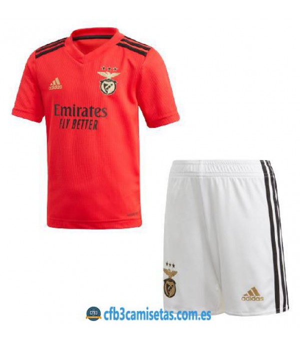 CFB3-Camisetas Benfica 1a equipación 2020/21 - niÑos