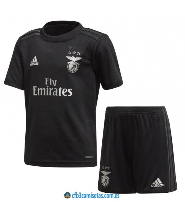 CFB3-Camisetas Benfica 2a equipación 2020/21 - niÑos